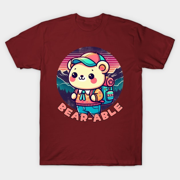 Hiking bear T-Shirt by Japanese Fever